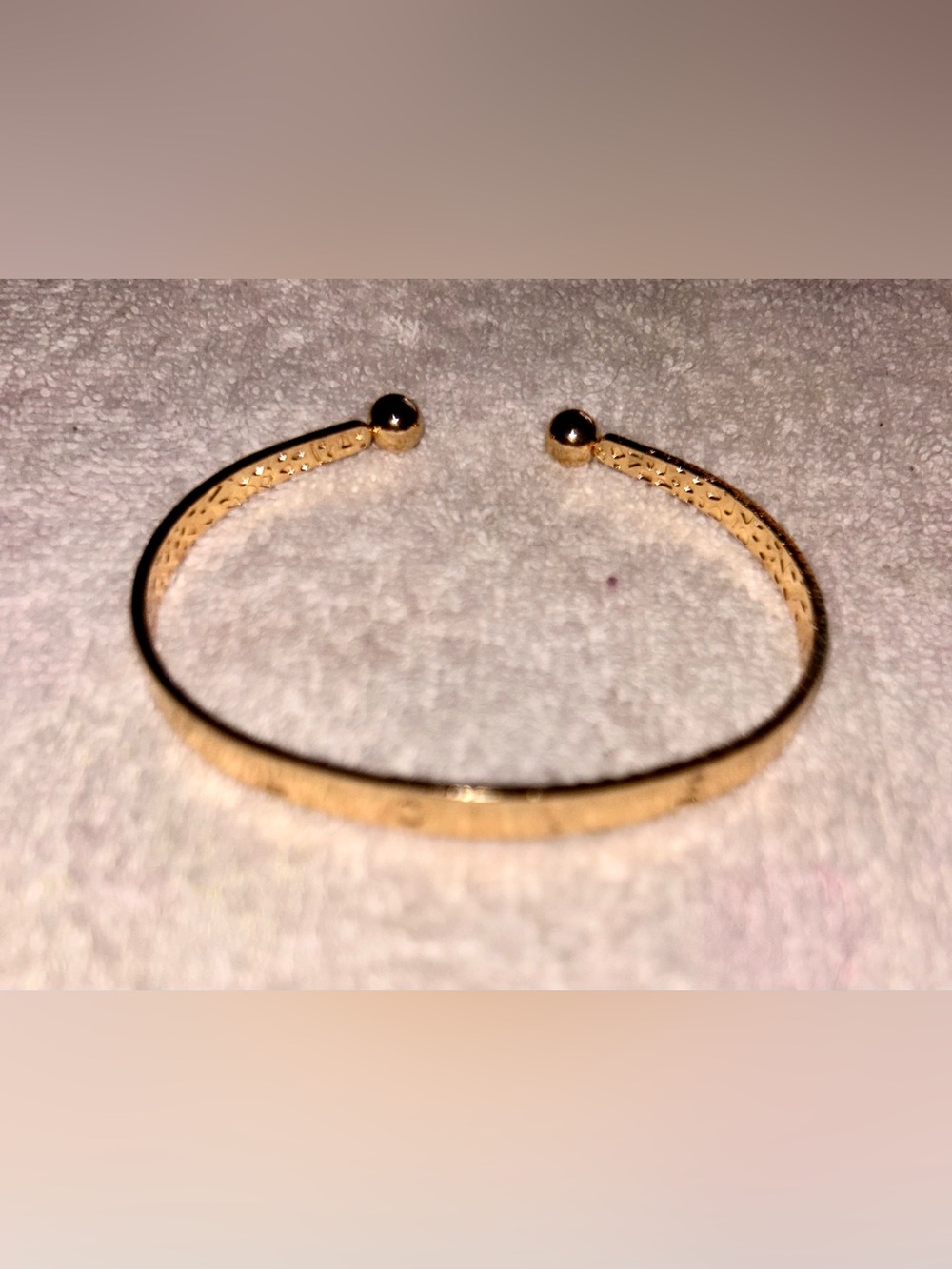 Gold Open Cuff Bracelet - Women's Fashion Jewelry